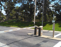 Apartments Newport Beach Orange County CA barrier arm gate