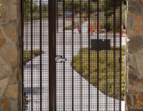 Beaumont Riverside steel mesh pedestrian gate