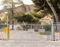 Lake San Diego 4 high security automatic sliding gate