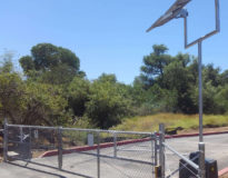 San Diego CA solar commercial electric sliding gate