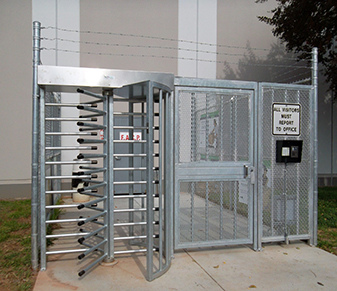 industrial turnstile security gate shipping 