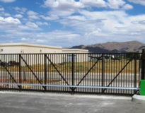 high speed crash rated security gate
