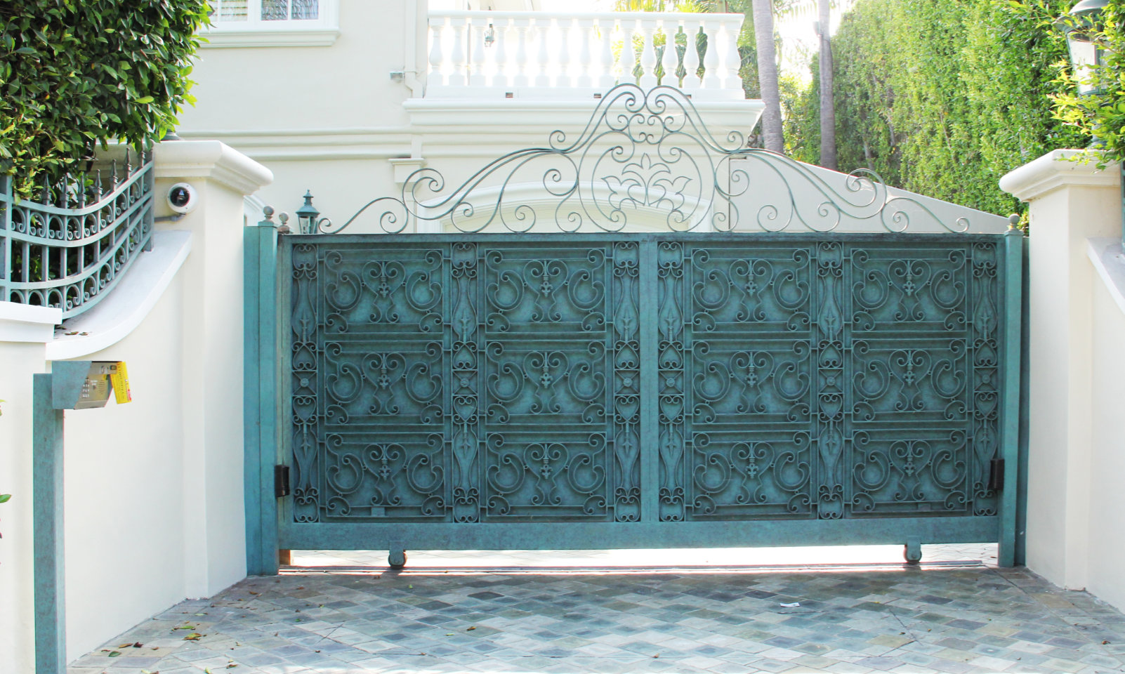 steel automatic gate moroccan